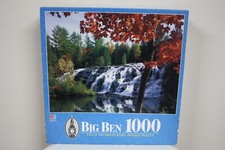 NEW Milton Bradley Big Ben 1000 Pcs Jigsaw Puzzle Autumn At Bond Falls MI