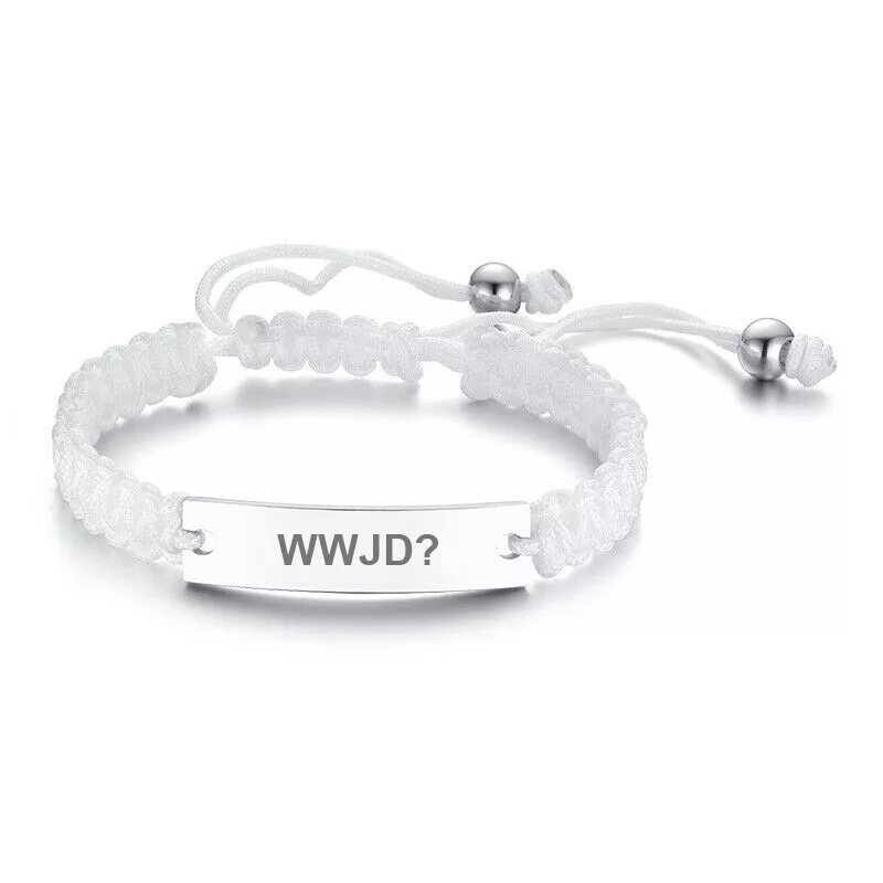 WWJD BRACELET / W.W.J.D. TASSEL BRACELET