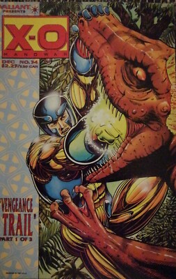 VALIANT COMICS / X-O MANOWAR #34   bagged & boarded  