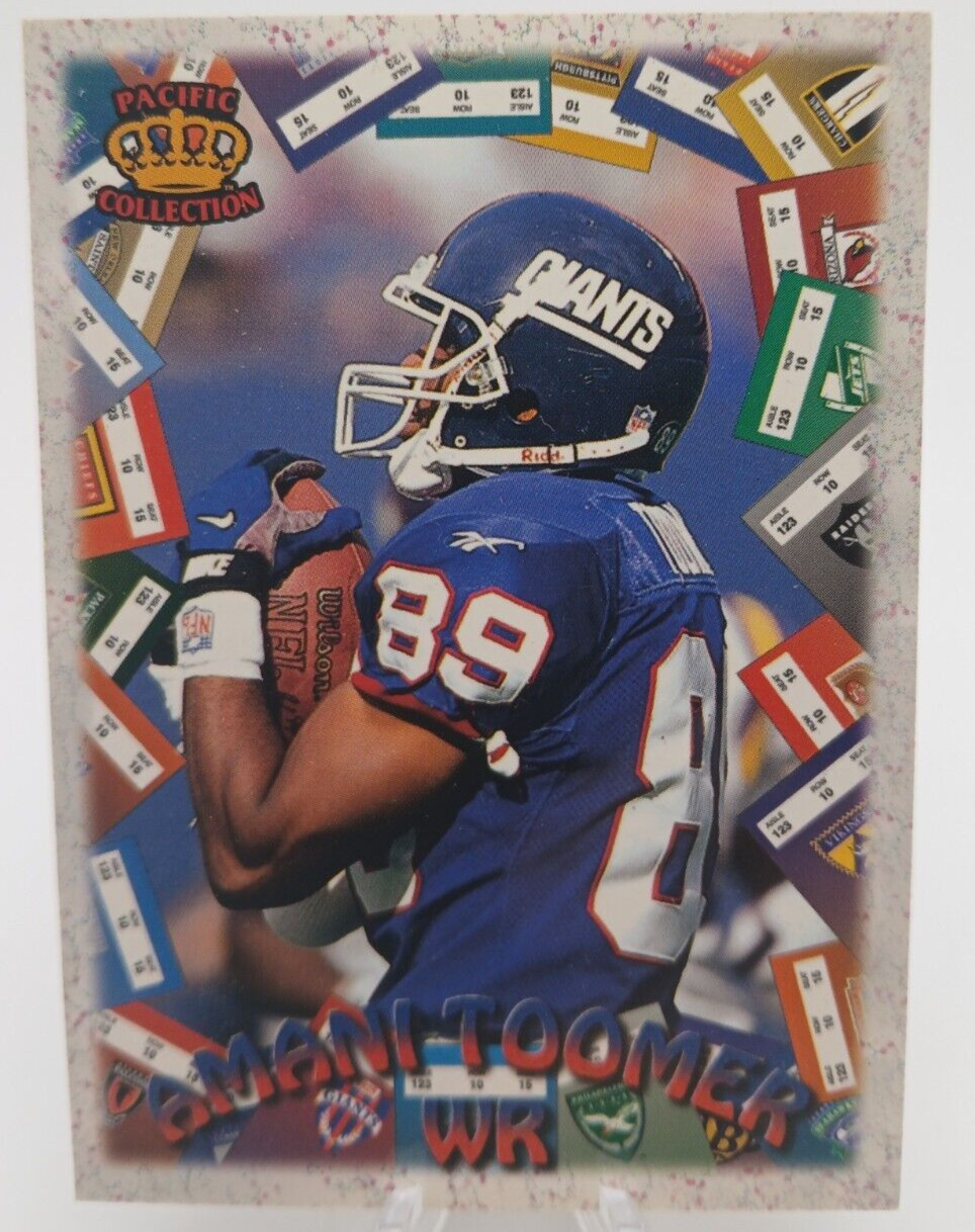 Amani Toomer Pacific Litho-Cel Game Time #GT-51 Base
