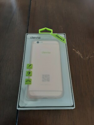 Devia Soft Silicon Light Pink Fitted Phone Case For iPhone 6