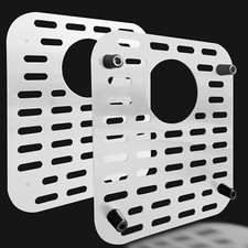 Bowl Sink Grid Protector with Rear Drain Stainless Steel FGD75 Kitchen Sink Bowl