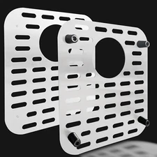 Bowl Sink Grid Protector with Rear Drain Stainless Steel FGD75 Kitchen Sink Bowl