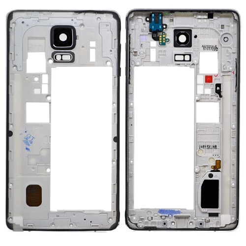 Genuine Samsung Galaxy Note 4 SM-N910F Middle Frame Bezel In Black - GH96-07639B - Picture 1 of 1