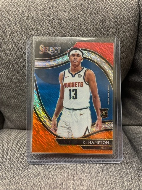 RJ Hampton 2020-21 Select Courtside Red White Orange Shimmer Rookie RC #277