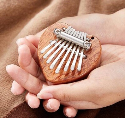 Mini Kalimba Daumen Klavier 8 Noten. geschenk für kinder anfänger