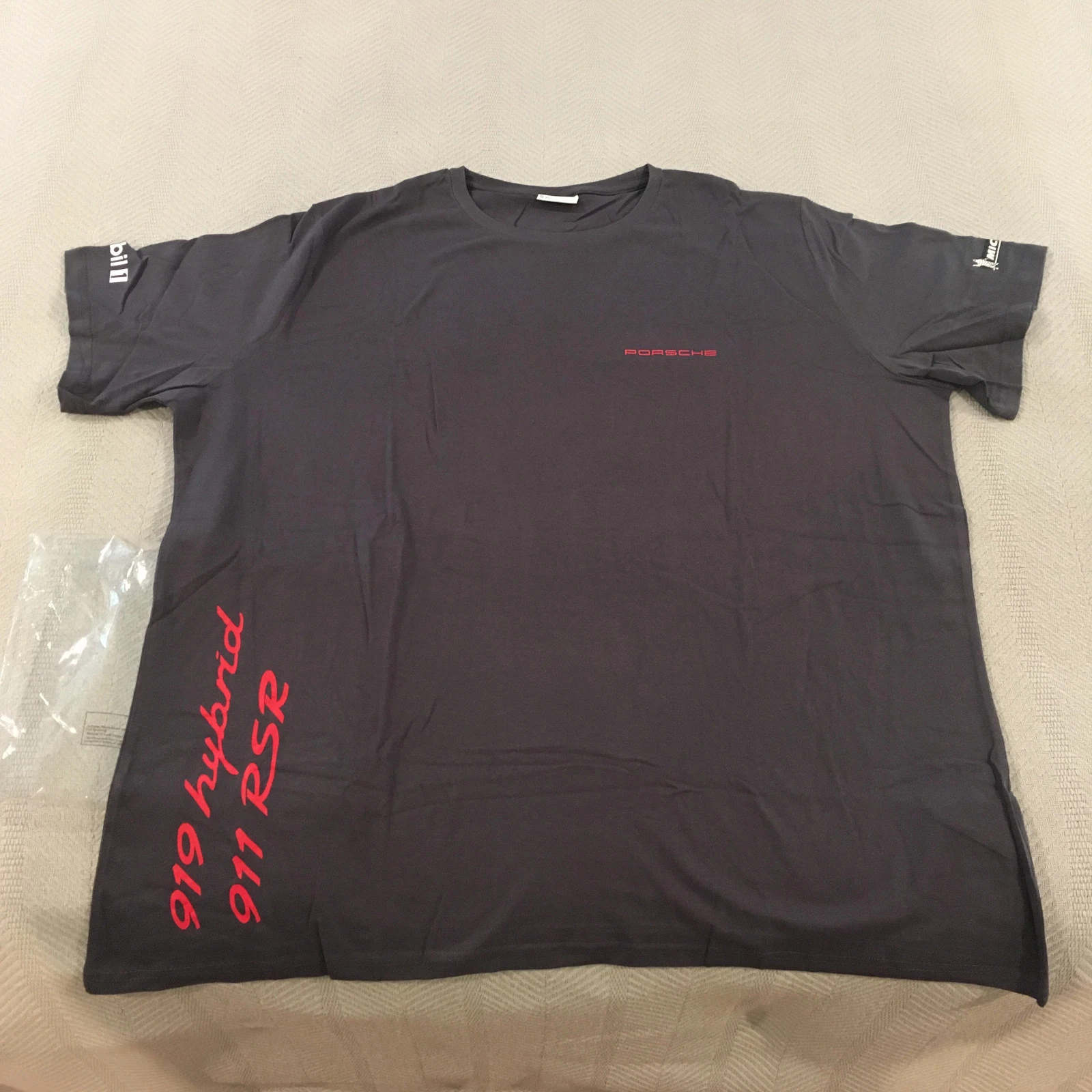PORSCHE DESIGN PCNA LTD. EDITION PORSCHE RACING T-SHIRT (NOS) FROM 2014. US=L