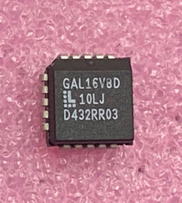 Lattice GAL16V8D-10LJ generic array logic PLCC-20 date code D432RR03