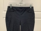 CHICO’S Tummy Control High Rise Ankle Slit Pull On Blue Pants Sz 0R (4) — photo 3