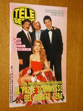 TELESETTE 1991/17=MILLY CARLUCCI GIANNI MAZZA=MARCO MASINI=CLARISSA BURT=SALERNO