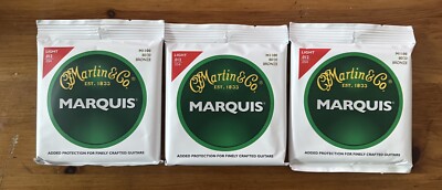 3 sets, Martin Steel,  M1100 strings set, Light, never used, unopened packaging.