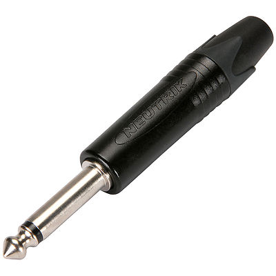 Neutrik NP2X-BAG Plug 1/4'' Mono Black/Silver