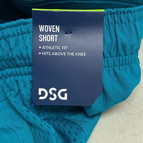DSG Boys' Woven Shorts Teal Surf/Darker Teal DAB12104H Sporty Training Fitness - Picture 6 of 9