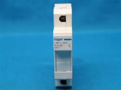 Hager L 501 10,3x38 10077 Fuse Holder 500V