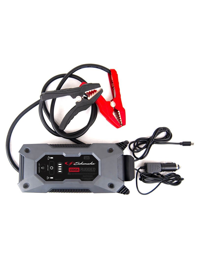 Schumacher Electric SL1611 Rugged Lithium 1500A 12V Jump Starter