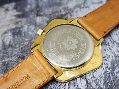 Vintage RICOH EXPO 70 WATCH 1970 43035 OSAKA WORLD EXPO WATCH Rare