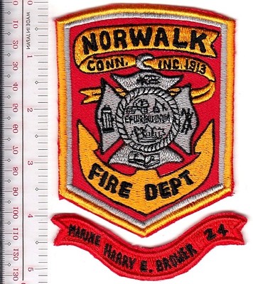 Fire Boat Conecticut Norwalk Fire Department Harry E Brower Marine 24 NO TARIFF 