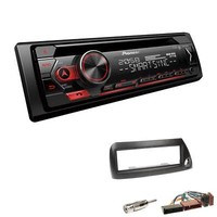 Pioneer 1-DIN Autoradio CD Bluetooth Spotify USB FüR Ford KA 1996-2008 Schwarz