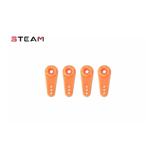 AK420 Plastic Servo Arm/25T-6mm/Orange - 第 1/1 張圖片