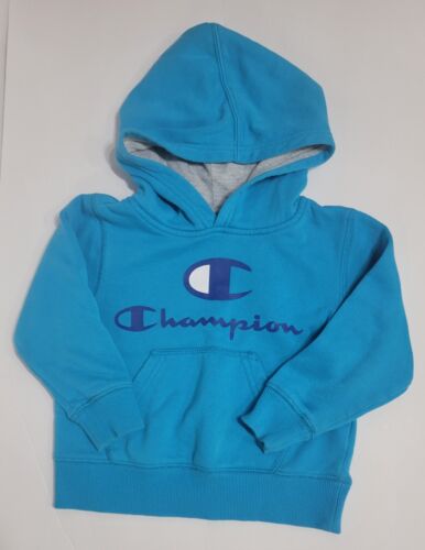 Kids' Champion Light Blue Hoodie Size 4 - Picture 1 of 6
