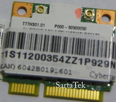 Lenovo 11200354 OEM bgn Wireless PCIe Half Atheros AR5B125 AR9485 T77H301.01