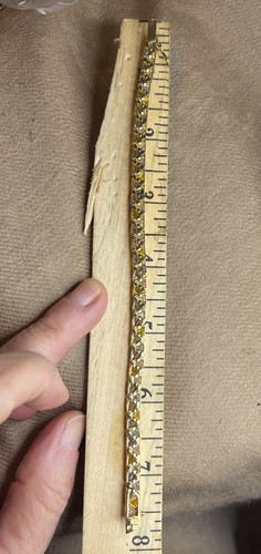 Yellow Gold Plated Sterling Silver 925 Multi-Colored CZ Tennis Bracelet 7.25" - Picture 5 of 11