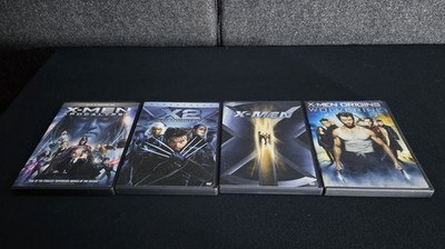 X-Men DVD Lot of 4 - X-Men, X2, Origins Wolverine, Apocalypse - VERY GOOD