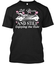 Anniversary Gift 26 Years Wedding Marriage T-Shirt Made in the USA Size S to 5XL