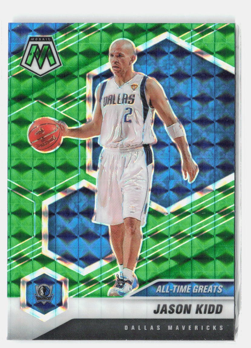 2020-21 Panini Mosaic #294 Jason Kidd Mosaic Green