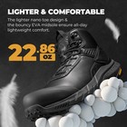 Men Waterproof Composite Toe Work Boots Lightweight Comfortable Safety Boots