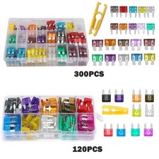 300Pcs Standard Auto Car Blade Fuses Box Assorted Car Van Bike Fuse Set 2A-40A