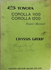 1968 1969 1970 Toyota Corolla Chassis Shop Service Repair Manual Original 98411