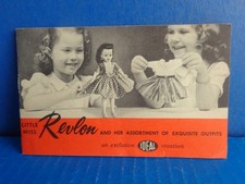 VINTAGE IDEAL LITTLE MISS REVLON BROCHURE WITH OUTFIT ASSORTMENT