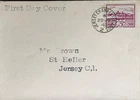 Channel Islands WWII First Day Cover Jersey 3d nicely canc with cds