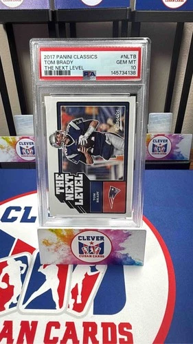 70.) 2017 Panini Classics Tom Brady The Next Level #NLTB PSA 10 Patriots