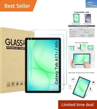 Bubble-Free Installation 9H Screen Protector - 2 Pack for Galaxy Tab A11/A9 11"