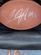 Shawne Merriman Signed Football PSA LA Chargers HOF