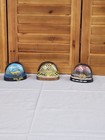 New York City Skyline w/Twin Towers Taxi Snow Globes 3 In Total Pre-911 — photo 1