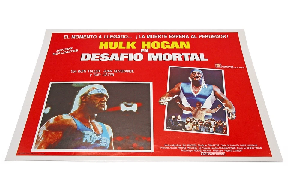 Lot 1 of 1989 "Desafio Mortal" w/Hulk Hogan (12x17) Lobby Posters (4), Gesa (MX) - Image 2 of 4