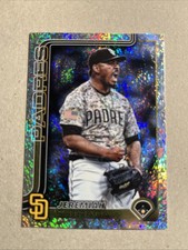 2025 Topps Update #US263 Jeremiah Estrada Sand Glitter Parallel PADRES