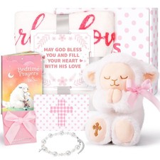 Baptism Gifts for Girl  Catholic Christening Gift Set for Baby Girls, Baptisma...