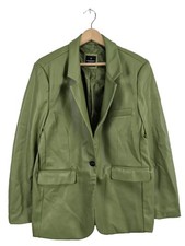 CLOCKHOUSE Kunstlederjacke Damen Jacke Gr. DE 42 khaki Casual-Look