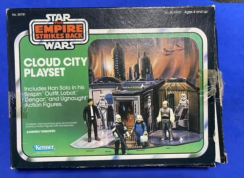 Vintage Star Wars CLOUD CITY Playset Original BOX ONLY Sears 1981 Kenner