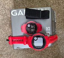 Garmin Instinct 2S GPS Smartwatch 40mm Red Case & Red Silicone Band