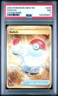 2023 POKEMON MEW EN-151 HYPER RARE #206 SWITCH PSA 7