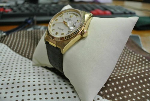 2 CUSTOM STRAP END LINK PIECE FOR ROLEX PRESIDENT 18038 18039 18238 18239 GOLD - Picture 4 of 6