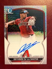 Deyvison De Los Santos 2023 Bowman Chrome #BCMA-DD Diamondbacks Mojo Auto