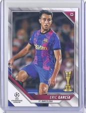 Eric Garcia #96 All-Star Rookie Card 2021-22 Topps UEFA Champions League. rookie card picture