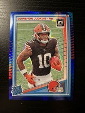 Panini Donruss Optic 2025 Quinshon Judkins Blue Hyper Prizm #252 Browns