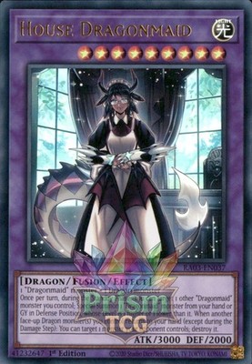 1. Auflage Hausdrachenjungfer Ultra Rare RA03-DE037 Yugioh
